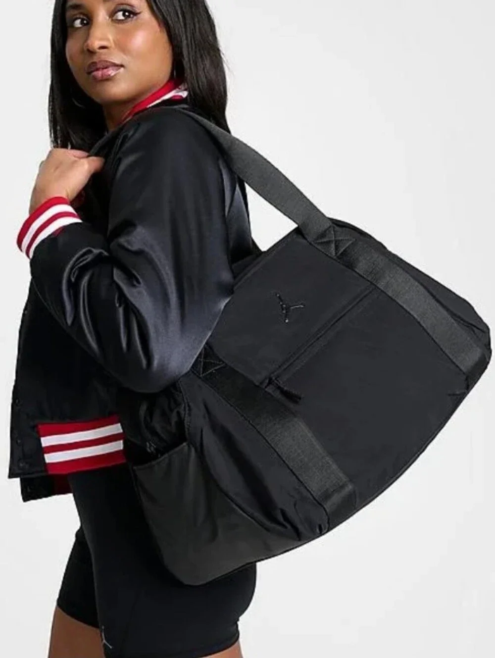 NWT Jordan Black Duffle Bag